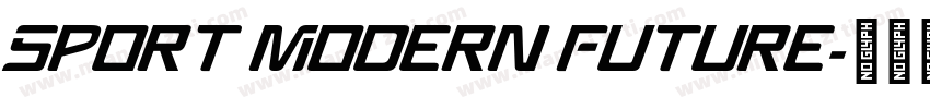 Sport Modern Future字体转换